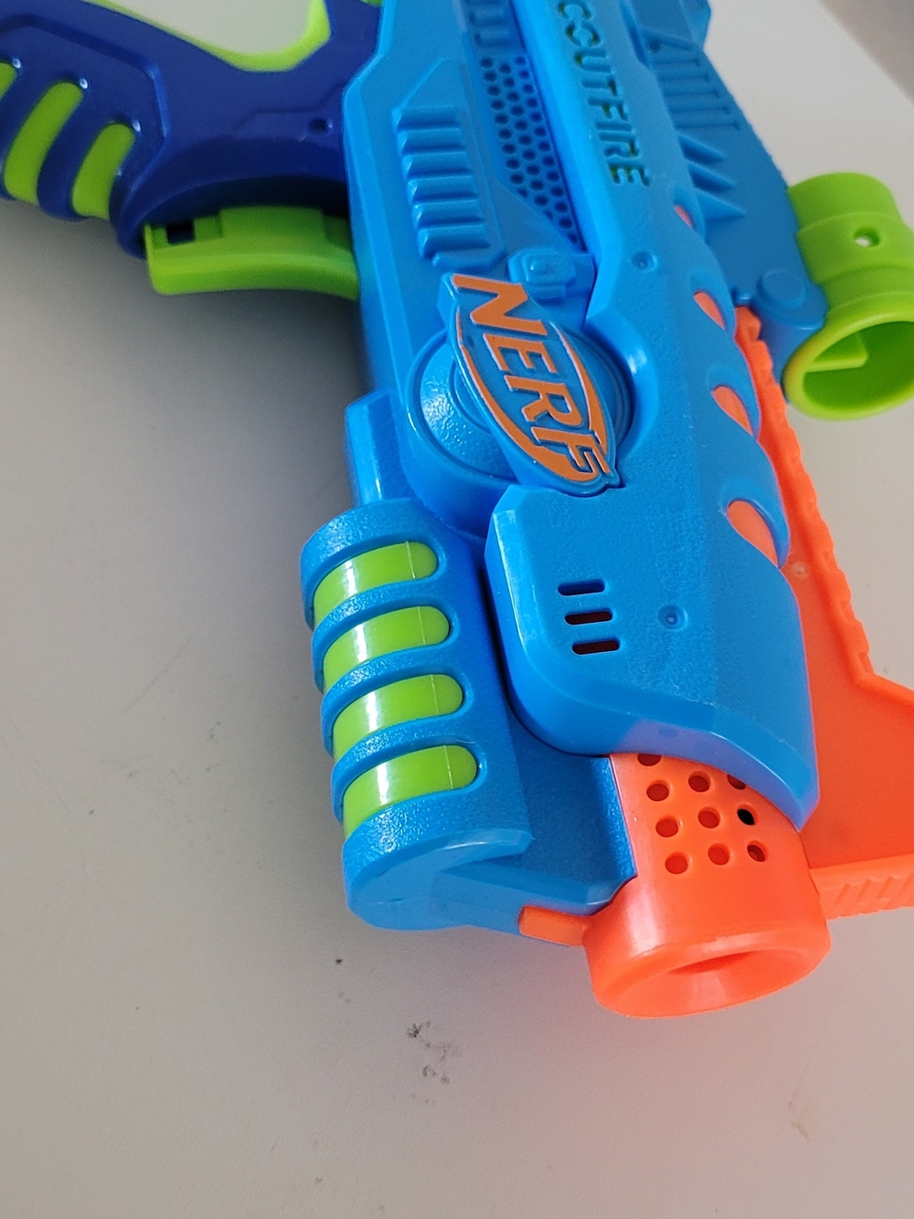 Nerf Blue, Orange & Neon Green Water Blaster